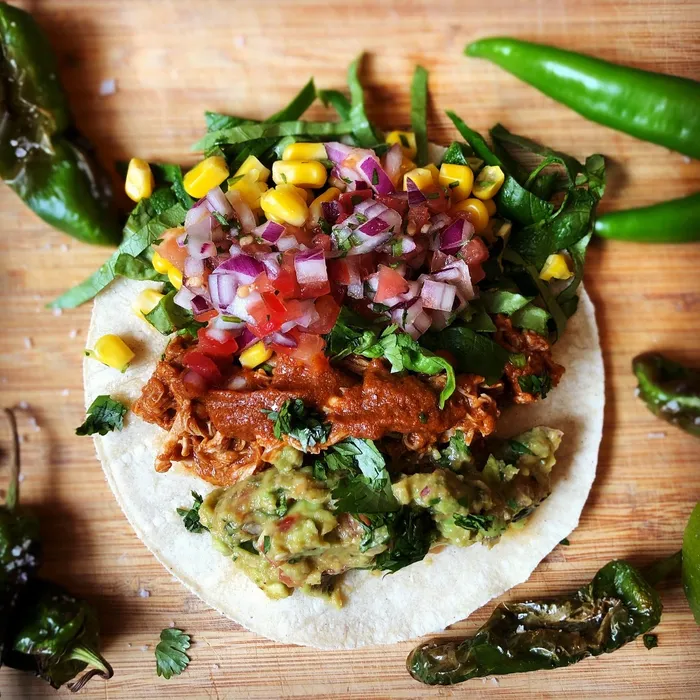Adobo Chicken Tacos